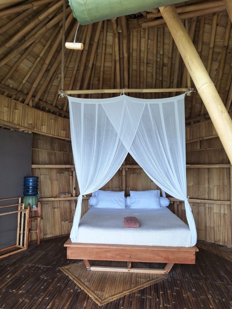 Double Bed Room Bamboo Hut Desa Laguna