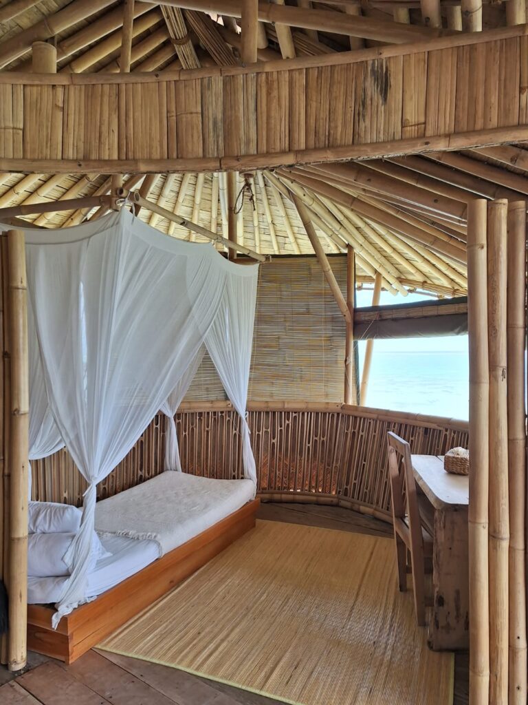 SIngle Bed Room Bamboo Hut Desa Laguna