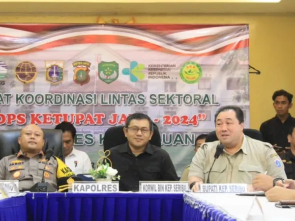 Rapat Koordinasi Lintas Sektoral Operasi Ketupat di Kepulauan Seribu