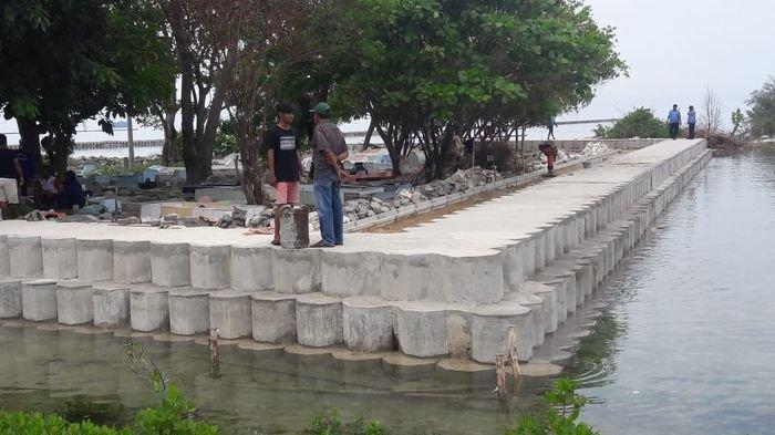 Tanggul Pantai Pulau Seribu